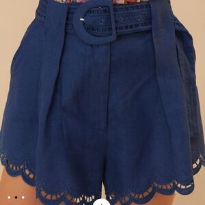 Farm Rio Navy Blue Richelieu Shorts xs